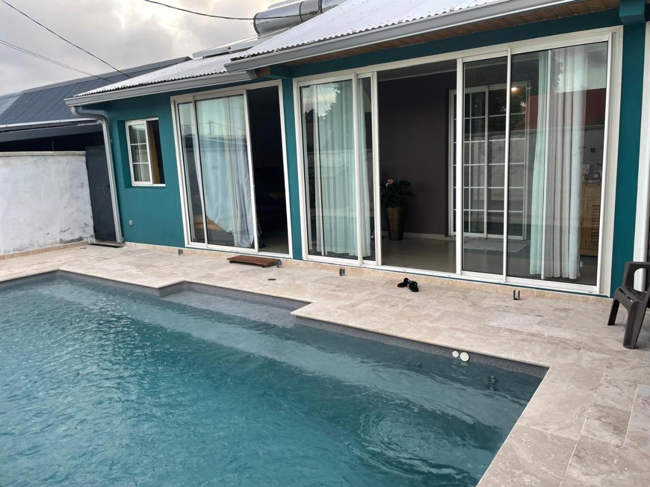 Bienvenue chez tatie Ka villa avec piscine Bras-Panon Extérieur photo